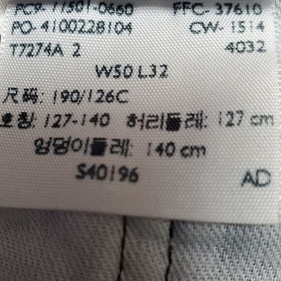 LEVIS 501 Black Jeans. BUTTON FLY Size W 50 L 32 - Picture 10 of 11